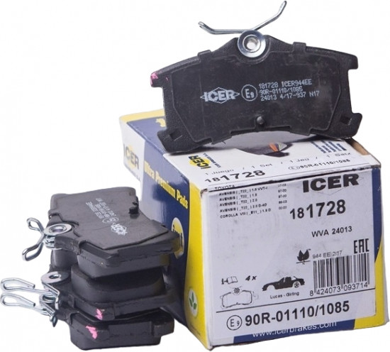 Колодки тормозные Icer 181728