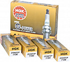 Комплект свечей зажигания NGK 7100 ZFR6FGP