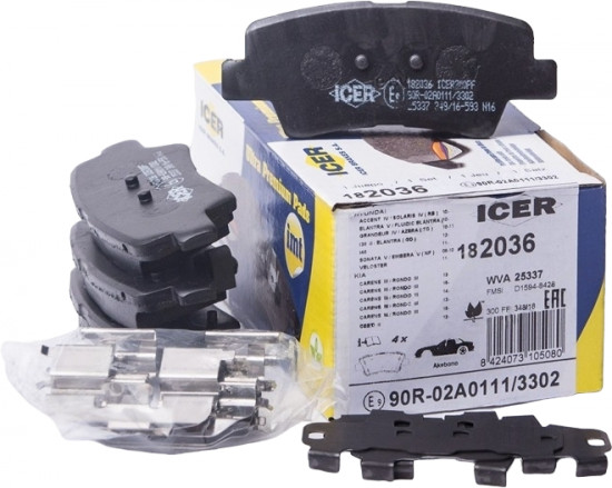 Колодки тормозные Icer 182036