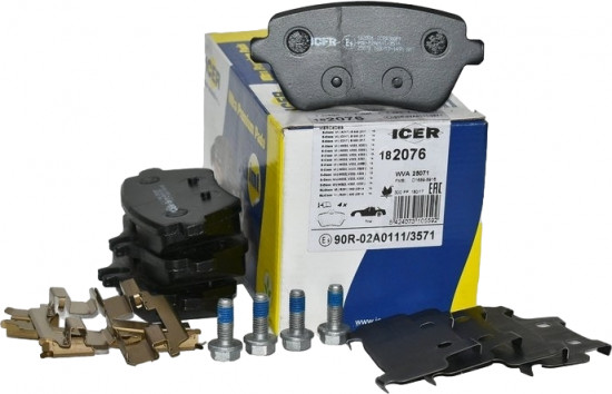 Колодки тормозные Icer 182076