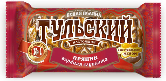 Пряник с начинкой вареная сгущенка