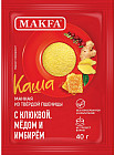 Каша манная моментального приготовления с клюквой, мёдом и имбирём
