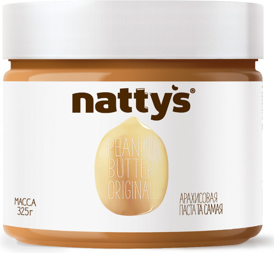 Паста арахисовая без меда Natty’s «Original» | Natty's