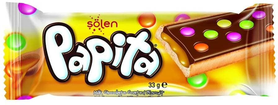 Печенье с карамельной начинкой и молочным шоколадом «Papita» | Solen