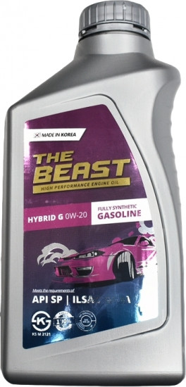 Моторное масло The Beast Hybrid G 0W-20