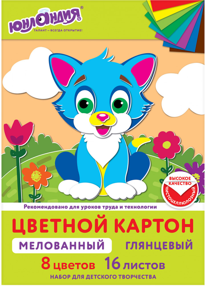 Набор картона цветного | Extra | Юнландия
