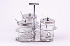 Набор из 3-х сахарниц (200 мл) на подставке