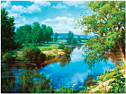 Мозаика алмазная «На берегу реки»