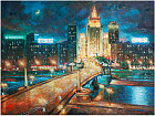Мозаика алмазная «Ночная Москва»