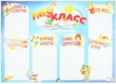 Плакат «Наш класс. Новости»