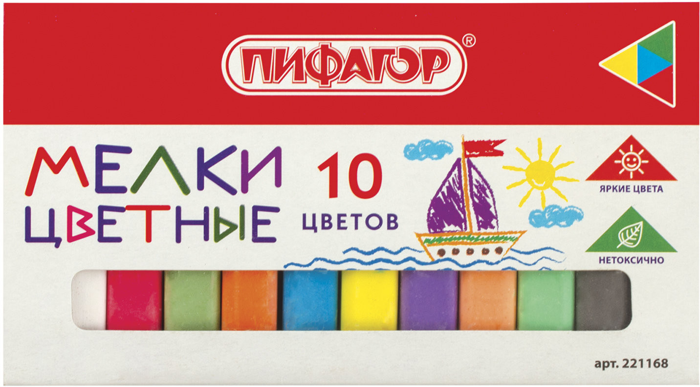 Набор мела цветного | Пифагор