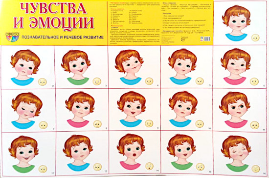 Плакат «Чувства и эмоции»