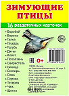 Зимующие птицы. 16 раздаточных карточек с текстом