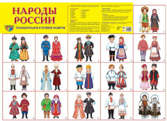 Народы России. Демонстрационный плакат