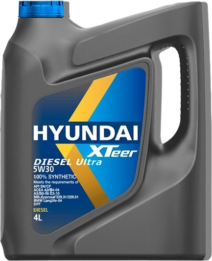 Моторное масло Hyundai XTeer Diesel Ultra 5W30