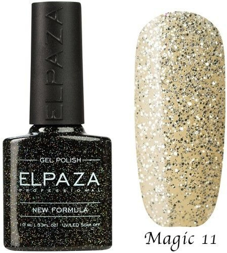 Гель-лак для ногтей, оттенок 011 Сахарная крошка | Magic | Elpaza Professional