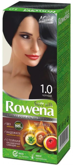 Крем-краска для волос «Rowena Soft Silk», оттенок 1.0 Черный