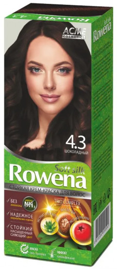 Крем-краска для волос «Rowena Soft Silk», оттенок 4.3 Шоколад