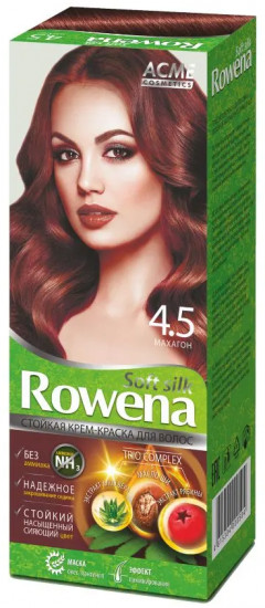 Крем-краска для волос «Rowena Soft Silk», оттенок 4.5 Махагон