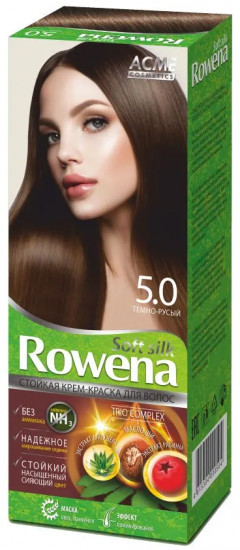 Крем-краска для волос «Rowena Soft Silk», оттенок 5.0 Темно-русый