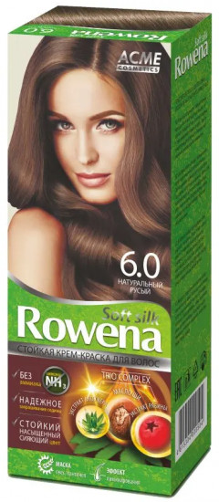 Крем-краска для волос «Rowena Soft Silk», оттенок 6.0 Натуральный русый