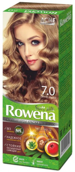 Крем-краска для волос «Rowena Soft Silk», оттенок 7.0 Светло-русый