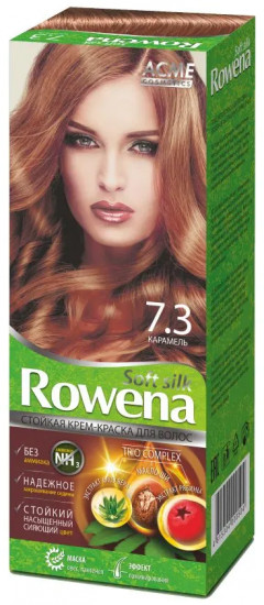 Крем-краска для волос «Rowena Soft Silk», оттенок 7.3 Карамель