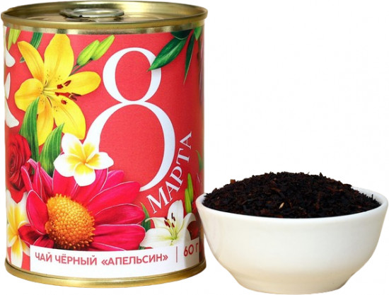 Чай со вкусом апельсина «8 марта»