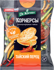 Чипсы цельнозерновые кукурузно-рисовые «Тайский перец»