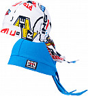 белый, голубой