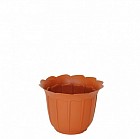 Цветочный горшок «Laura» (диаметр 12 см), цвет в  ассортименте