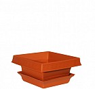 Цветочный горшок для газона низкий, (в ассортименте)