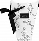 Коробка для цветов подарочная «Present with best wishes»
