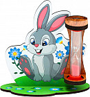 Часы песочные для чистки зубов «Зайка»