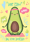Блокнот позитивного настроения «Avocado mood»
