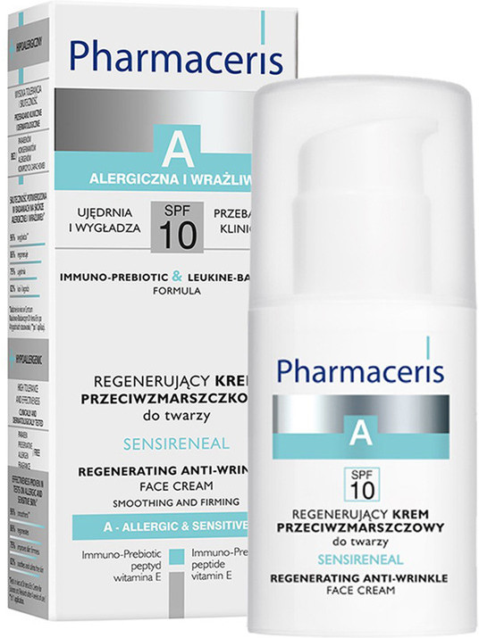 Крем для лица интенсивный против морщин «Sensireneal» SPF 10 | Allergic and sensitive | Pharmaceris