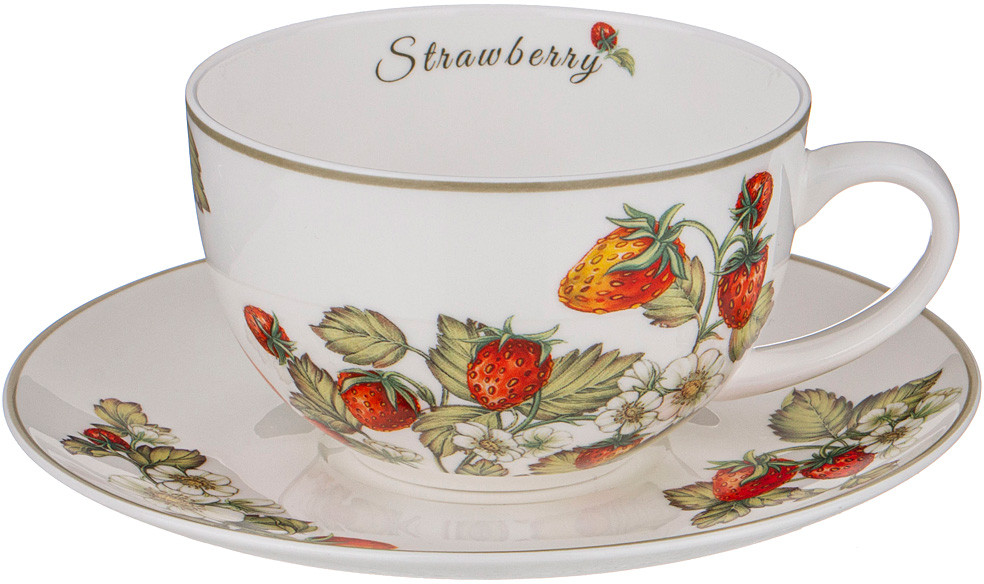 Чайная пара «Strawberry» | Strawberry | Lefard