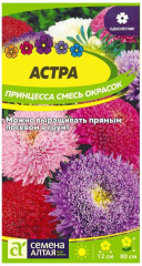 Астра «Принцесса, смесь окрасок»