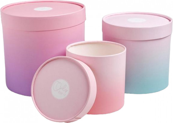 Набор коробок подарочных «Градиент»