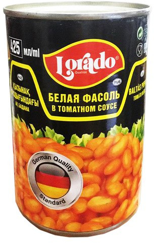 Фасоль белая в томатном соусе