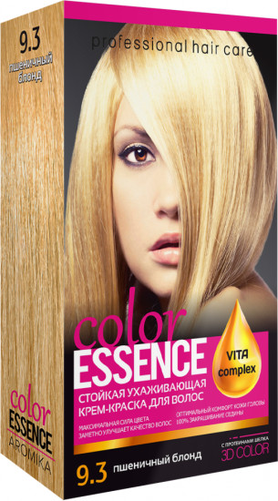 Крем-краска для волос «Color Essence», оттенок 9.3 Пшеничный блонд