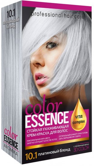 Крем-краска для волос «Color Essence», оттенок 10.1 Платиновый блонд