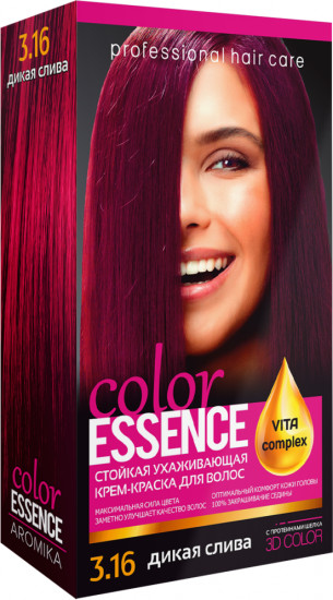 Крем-краска для волос «Color Essence», оттенок 3.16 Дикая слива