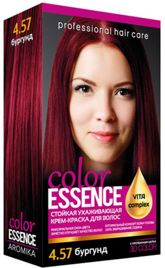 Крем-краска для волос «Color Essence», оттенок 4.57 Бургунд