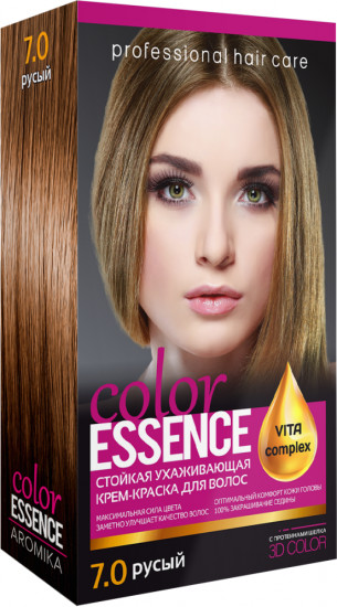Крем-краска для волос «Color Essence», оттенок 7.0 Русый
