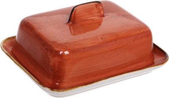 Масленка с крышкой «Corsica orange»