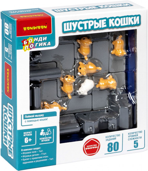 Игра логическая «Шустрые кошки»