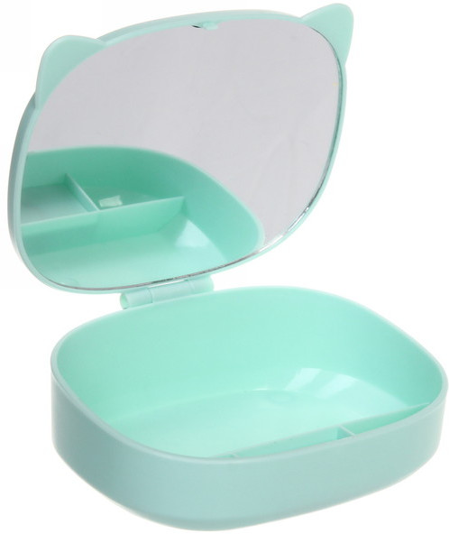 Зеркало настольное с органайзером «Kaktus» | Beauty | Cosmetic mirror