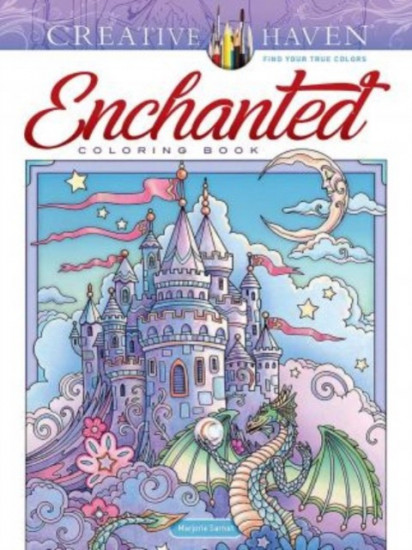 Creative haven enchanted coloring book