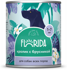 Консервы для собак «Кролик с брусникой»